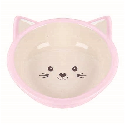 Happy Pet Voerbak Kitten Roze / Creme