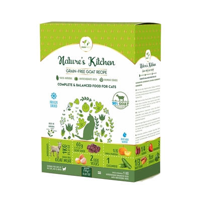 Pawfect Freeze Dried Foods Cat Goat Recipe