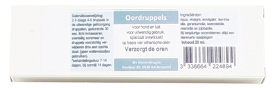 Dierendrogist Oordruppels Hond / Kat