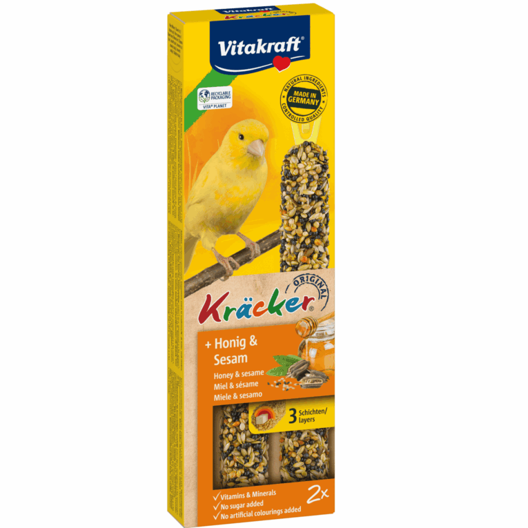 Kracker kanarie honing en sesam