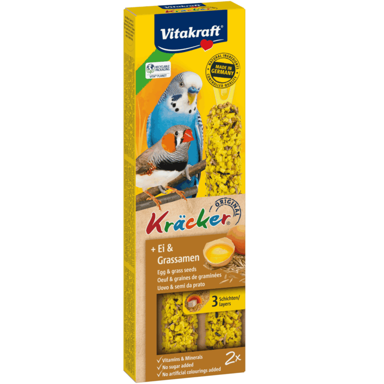 Kracker parkiet ei en graszaad